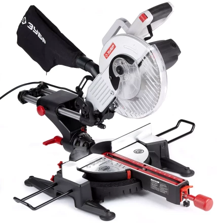 Пила торцовочная ЗУБР &quot;МАСТЕР&quot;, сдвижная голова, 255 мм, 4800 об/мин, 1600 Вт ЗПТ-255-1600-Л-02 купить в Ижевске