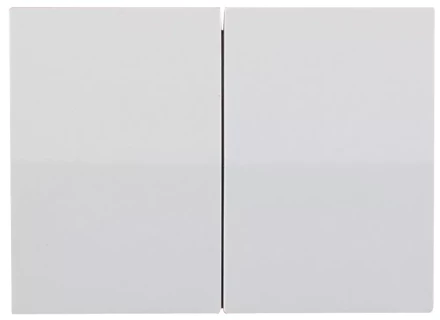 Выключатель СВЕТОЗАР &quot;ЭФФЕКТ&quot; двухклавишный, без вставки и рамки, цвет светло-серый металлик, 10A/~250B SV-54434-SM купить в Ижевске