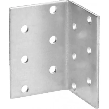 Крепежный угол ЗУБР "МАСТЕР" равносторонний, 60х40х40мм, 1шт 310206-060-040 купить в Ижевске