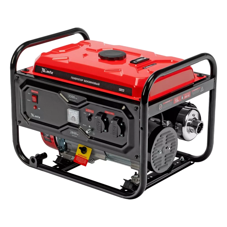 Генератор бензиновый MTX RS-4000 946115, 3,3 кВт, 230В, ручной стартер купить в Ижевске