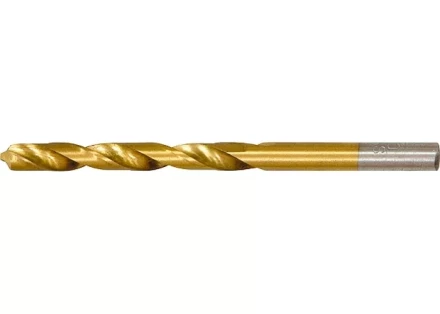 Сверло по металлу 6,5 мм HSS нитридтитановое покрытие цилиндрический хвостовик MATRIX 717650 купить в Ижевске