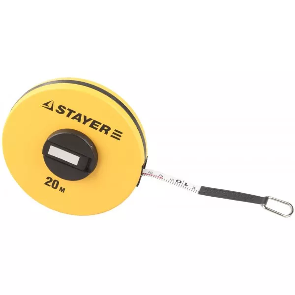 Мерная лента STAYER "STANDARD" фиберглассовая двусторонняя, 20м 34153-20 купить в Ижевске