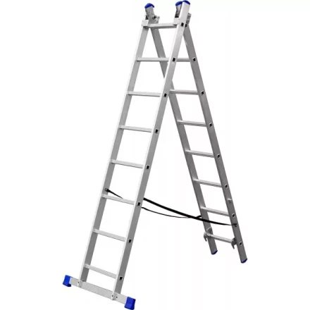 Лестница ЗУБР универсальная, двухсекционная со стабилизатором, 8 ступеней 38821-08 купить в Ижевске