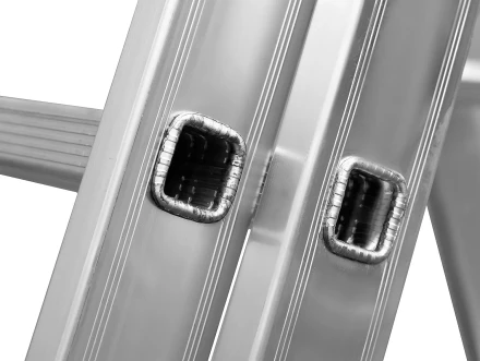 Лестница ЗУБР универсальная, двухсекционная со стабилизатором, 8 ступеней 38821-08 купить в Ижевске