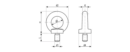 Рым-болты DIN 580 карточка серия Без серии купить в Ижевске