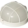 Светильник уличный СВЕТОЗАР влагозащищенный с решеткой, круг, цвет белый, 100Вт SV-57257-W купить в Ижевске