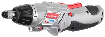 Отвертка ЗУБР аккум,реверс,2 полож.корпуса,подсветка,регул. момента,набор из бит,Li-Ion,1.5 А/час,3Нм,3,6В,в блистере ЗО-3.6-Ли Б купить в Ижевске