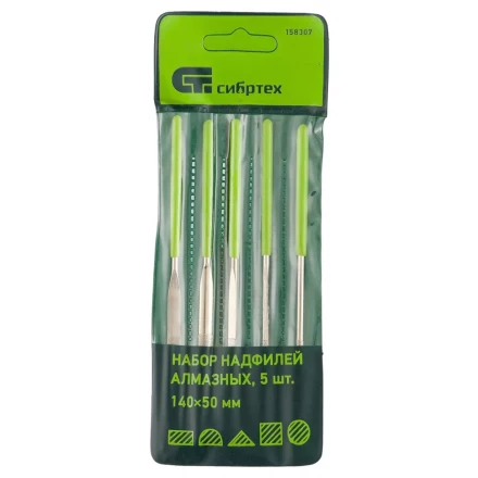 Набор надфилей алмазных 140х50х3 5 штук МТХ 158309 купить в Ижевске