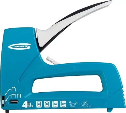 Степлер мебельный универс. (Universell 4) пласт 4-функц тип скобы 53 36 300 500 8-14мм GROSS 41005 купить в Ижевске