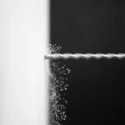 Бур по бетону Denzel, 10 x 260 мм, двойная спираль, три пылеотводящие кромки, 705018 купить в Ижевске