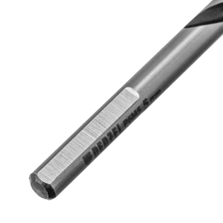 Сверло спиральное по металлу Denzel 5 x 86мм, Р6М5, Golden Tip, многогранная заточка, 718276 купить в Ижевске