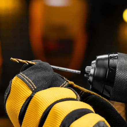 Набор сверл по металлу Denzel 723008, 1-10 мм, Р6М5К8-TiN, Golden Tip, 19 шт купить в Ижевске