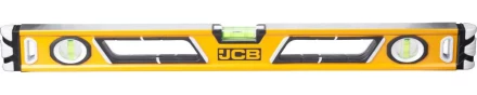 Уровень JCB коробчатый, магнитный, 2 фрезерованные базовые поверхности, 3 ампулы, крашенный, с ручками, 0,5мм/м, 60см JBL003 купить в Ижевске