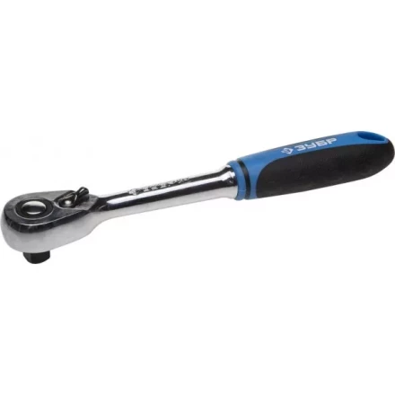 Трещотка для торцовых головок ЗУБР &quot;ПРОФИ&quot;, Сr-V сталь, 48 зубцов, 1/4&quot; 27731-1/4 купить в Ижевске