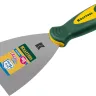 Шпательная лопатка KRAFTOOL с 2-компонент ручк, профилиров нержав полотно, 100мм 10035-100 купить в Ижевске