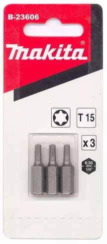 Биты Makita Тоrх Т15 25мм 3шт (B-23606) купить в Ижевске