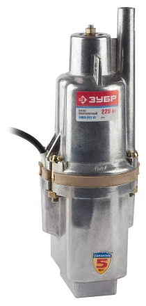 Насос ЗУБР &quot;Родничок&quot; вибрационный, погружной, для чистой воды, 1500 л/ч, напор 60 м, шнур 15 м, 225 Вт ЗНВП-300-15 купить в Ижевске