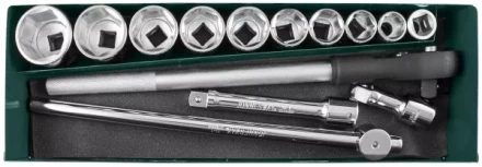 Набор головок торцевых 3/4&quot;DR 22-50мм 15предметов Jonnesway S04Н6115SA 47229 купить в Ижевске