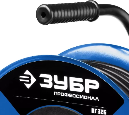 Удлинитель на катушке &quot;КГ 325&quot;, 50 м, 4000 Вт, 4 гнезда, IP44, КГ 3х2,5 кв мм, ЗУБР 55079-50 купить в Ижевске