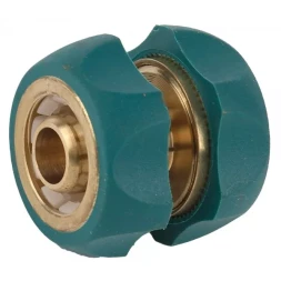 Муфта RACO "Profi-Plus" (шланг-шланг), латунная с покрытием TPR, 1/2" 4244-55118B