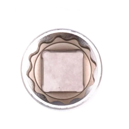 Головка торцевая 22 мм двенадцатигранная CrV под квадрат 1/2 хромированная Stels 13668 купить в Ижевске