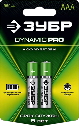 Аккумуляторы DYNAMIC PRO никель-металлгидридные (NiMH) ААА 950мА/ч серия Без серии купить в Ижевске
