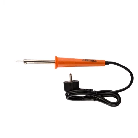 Ремонтный набор электрика 7 предметов: паяльник 30 Вт припой флюс две отвёртки пинцет подставка Sparta 913111 купить в Ижевске