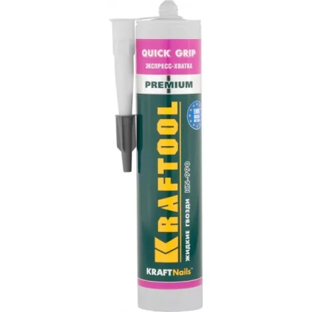 Клей монтажный KRAFTOOL KraftNails Premium KN-990, экспресс хватка, 310мл 41347 купить в Ижевске