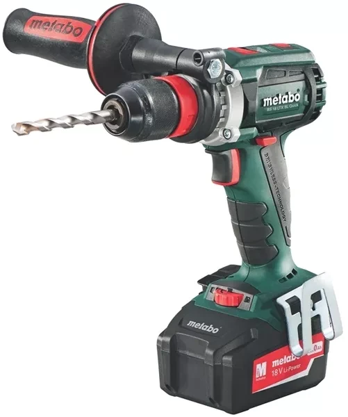 Дрель-винтоверт аккумуляторная METABO BS 18 LTX Quick с рукояткой 18В, 2х5.5Ач, LiHD в кейсе купить в Ижевске