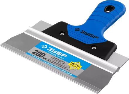 Шпатель ЗУБР &quot;ПРОФЕССИОНАЛ&quot; ФАСАДНЫЙ нержавеющий, 2к ручка. 200мм 10049-20_z03 купить в Ижевске