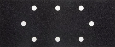 Лист шлиф. универсал. URAGAN &quot;Оптимален для твердых пород дерева&quot; 8 отверстий по линии, для ПШМ, P60, 93х230мм, 50шт 907-22102-060-50 купить в Ижевске