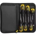Набор JCB: Отвертки, хромомолибденовая сталь S2, двухкомпонентные рукоятки, магнитный наконечник, 7 предм, чехол JSD019 купить в Ижевске