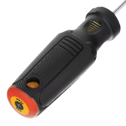 Отвертка PH0х75 мм, CrV, трехкомпонентная рукоятка Denzel 12171 купить в Ижевске