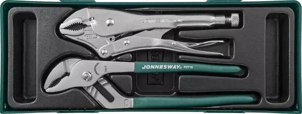 Комплект P2710ST переставные клещи Р2710 и струбцины P32M10A 2 предмета  Jonnesway 48190 купить в Ижевске