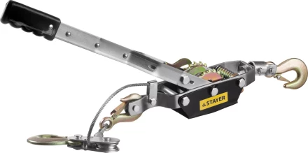 Лебедка STAYER &quot;MAXPull&quot; рычажная, тросовая, 4т/3м 4310-4 купить в Ижевске