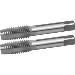 Комплект метчиков ЗУБР "МАСТЕР" ручных для нарезания метрической резьбы, М14 x 2,0, 2шт 4-28006-14-2.0-H2