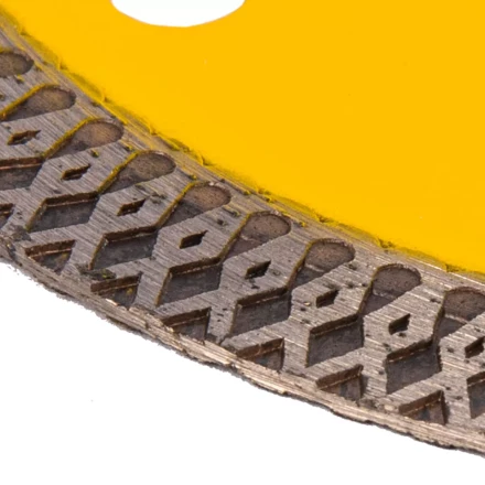 Диск алмазный отрезной Denzel 115 х 22,2мм, сплошной, супертонкий, горячий пресс, сухой/мокрый рез 73057 купить в Ижевске