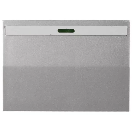 Выключатель СВЕТОЗАР &quot;ЭФФЕКТ&quot; одноклав., с эффектом свечения, без вставки и рамки, цвет светло-серый металлик, 10A/~250B SV-54431-SM купить в Ижевске