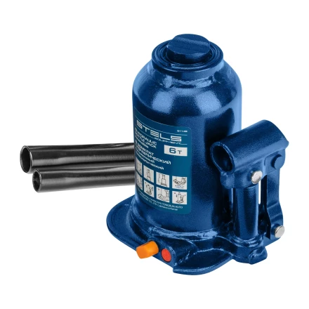 Домкрат гидравлический бутылочный телескопический Stels 51149, 6 т, подъем 180-410 мм 51149 купить в Ижевске