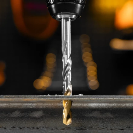 Набор сверл по металлу Denzel 723009, 1-13 мм, Р6М5-TiN, Golden Tip, 25 шт купить в Ижевске