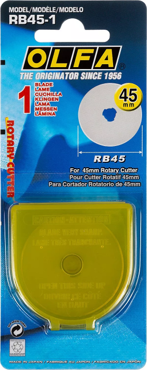 Лезвие OLFA круглое для RTY-2/G,45-C, 45х0,3мм, 1шт OL-RB45-1 купить в Ижевске