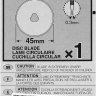 Лезвие OLFA круглое для RTY-2/G,45-C, 45х0,3мм, 1шт OL-RB45-1 купить в Ижевске