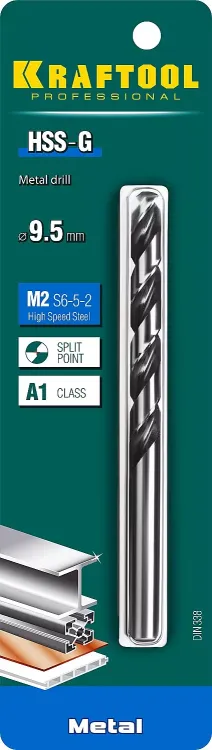 Сверла по металлу HSS-G 29651-9.5 купить в Ижевске