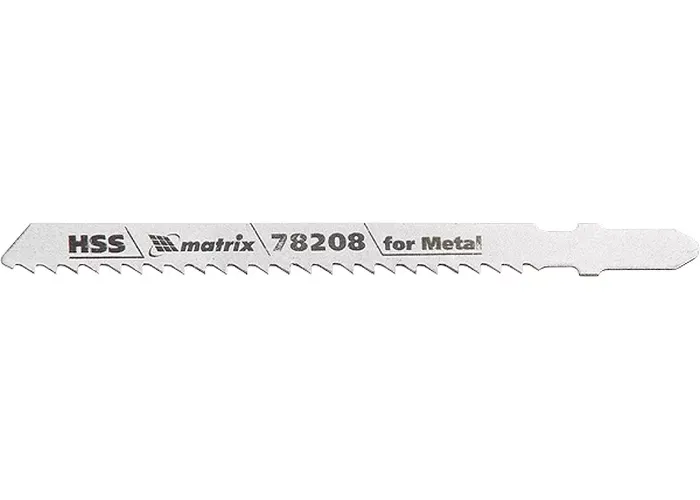 Полотна для электролобзика по металлу 3 шт T127D 75 х 3мм HSS MATRIX Professional 78208 купить в Ижевске