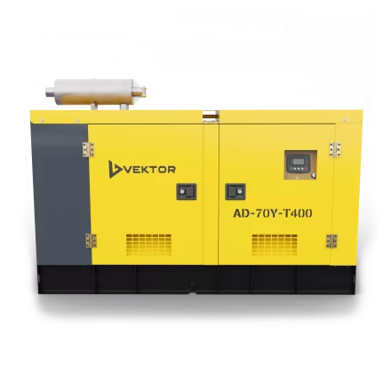 Дизельный генератор Vektor AD-70Y-T400 в шумозащитной кожухе купить в Ижевске