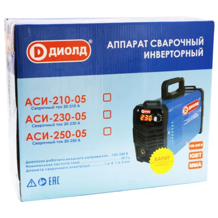 Аппарат сварочный инверторный Диолд АСИ 230-05 купить в Ижевске