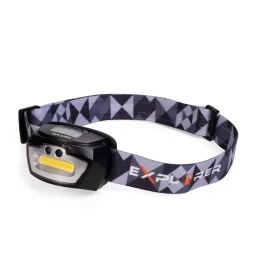 Фонарик налобный светодиодный КВТ HL-6553 с сенсором движения (82068)