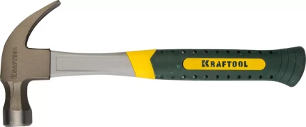 Молоток-гвоздодер 560 г с фиберглассовой рукояткой, KRAFTOOL 20280-560 20280-560 купить в Ижевске