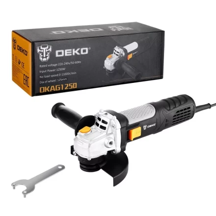 Углошлифовальная машина УШМ DEKO DKAG1250, 063-4174 купить в Ижевске