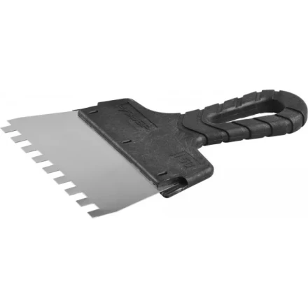 Шпатель ЗУБР &quot;МАСТЕР&quot; ФАСАДНЫЙ, нержавеющее полотно, 150мм, зуб 8х8мм 10078-15-08 купить в Ижевске